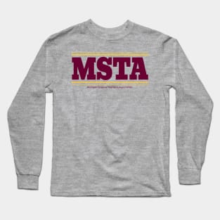 MSTA Old School Mount Pleasant Maroon/Gold Long Sleeve T-Shirt
